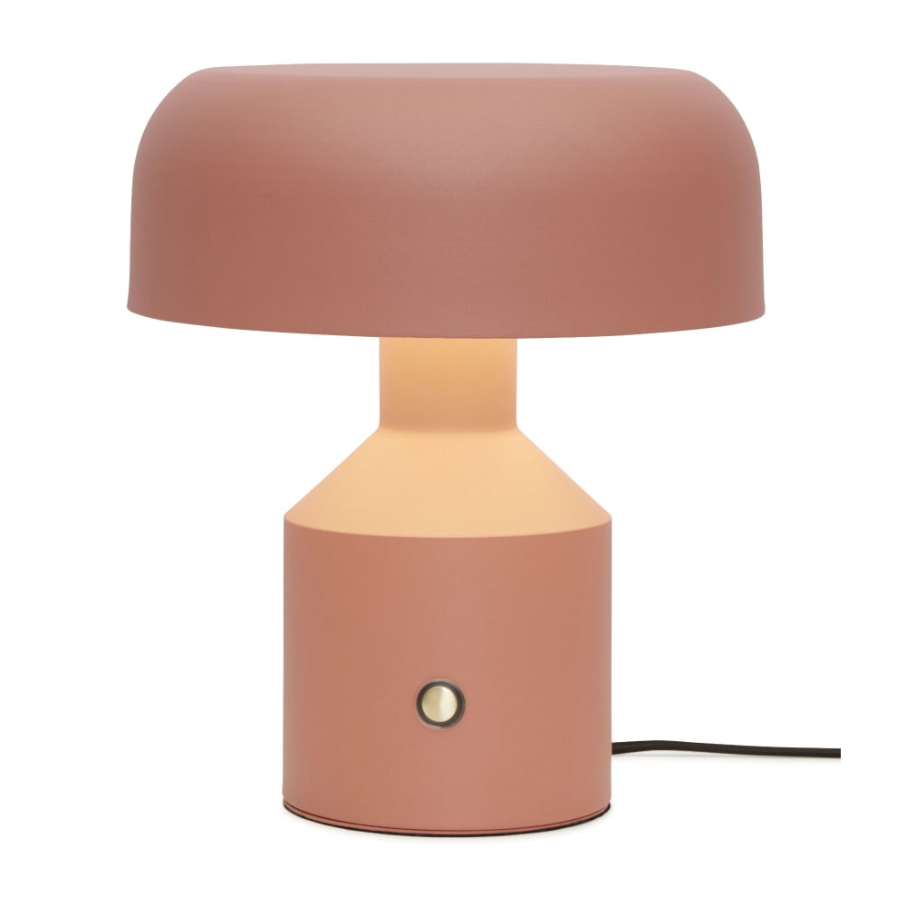 Lampe de Table métal orange Ø25cm