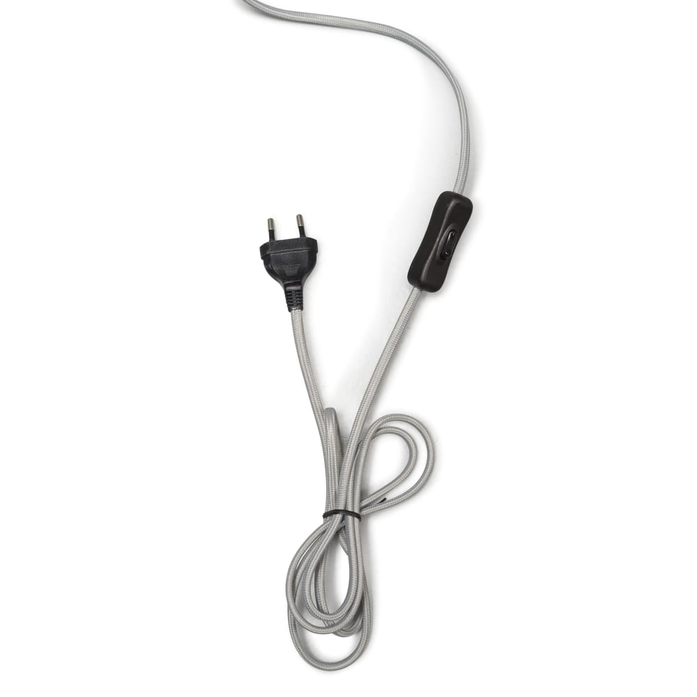 Lampe de table textile blanc ø36cm — vue 3