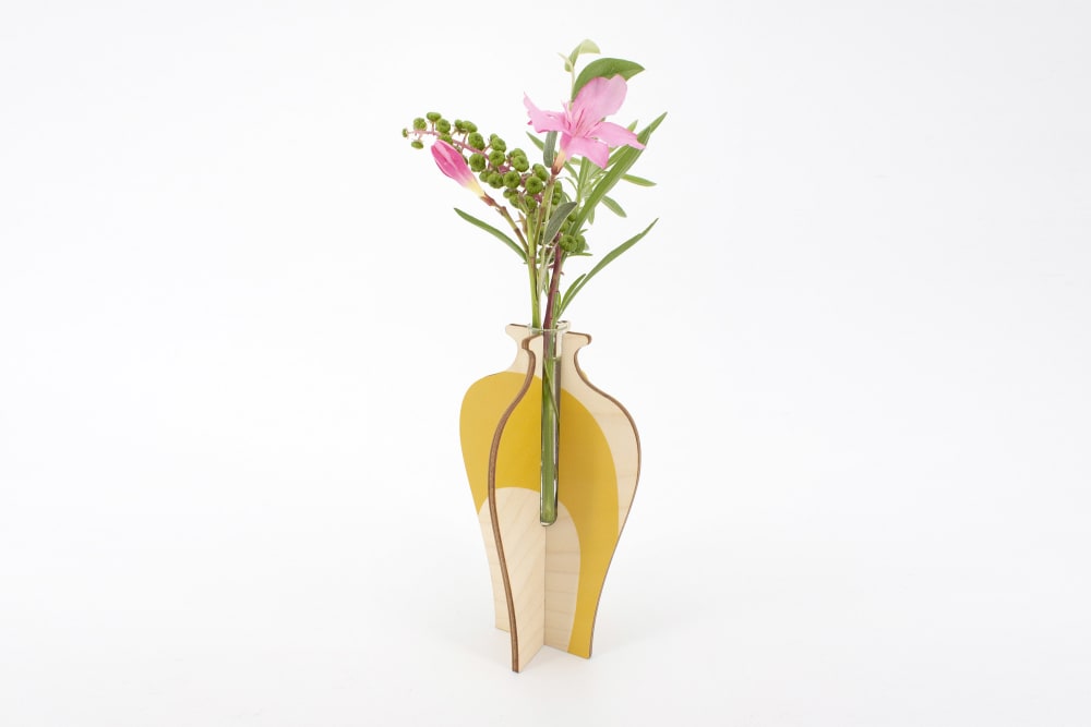 Vase anamorphose Ming à assembler et éprouvette - Maisons du Monde