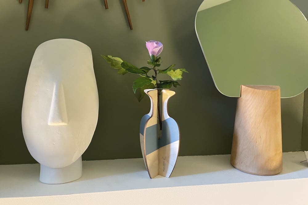 Vase anamorphose Murano à assembler et éprouvette - Maisons du Monde