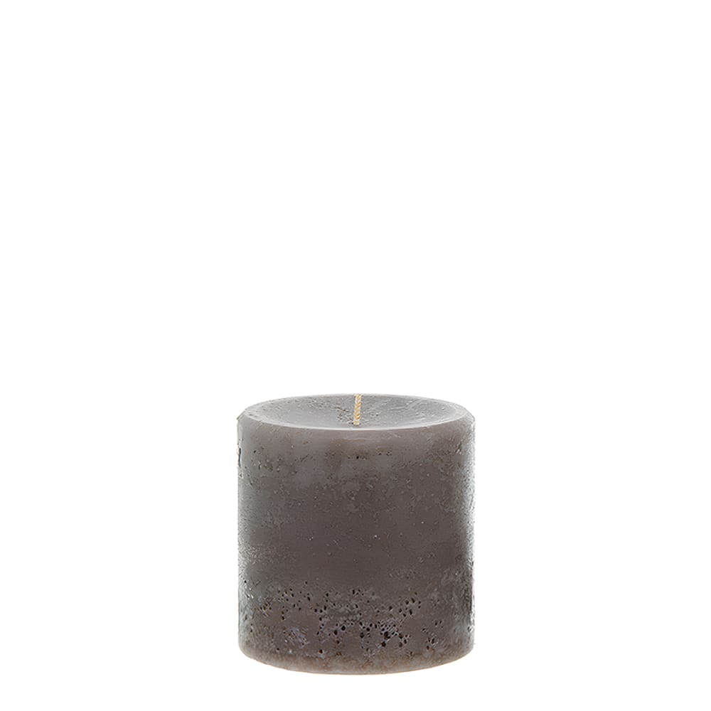Sia Deco Zylindrische Kerze H10, Braune style modern Braun Wachs