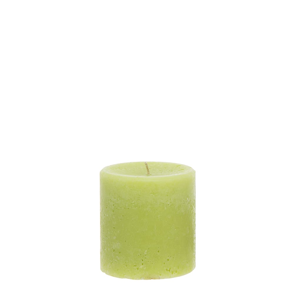 Sia Deco Zylindrische Kerze H10, Grüne style modern Grün Wachs