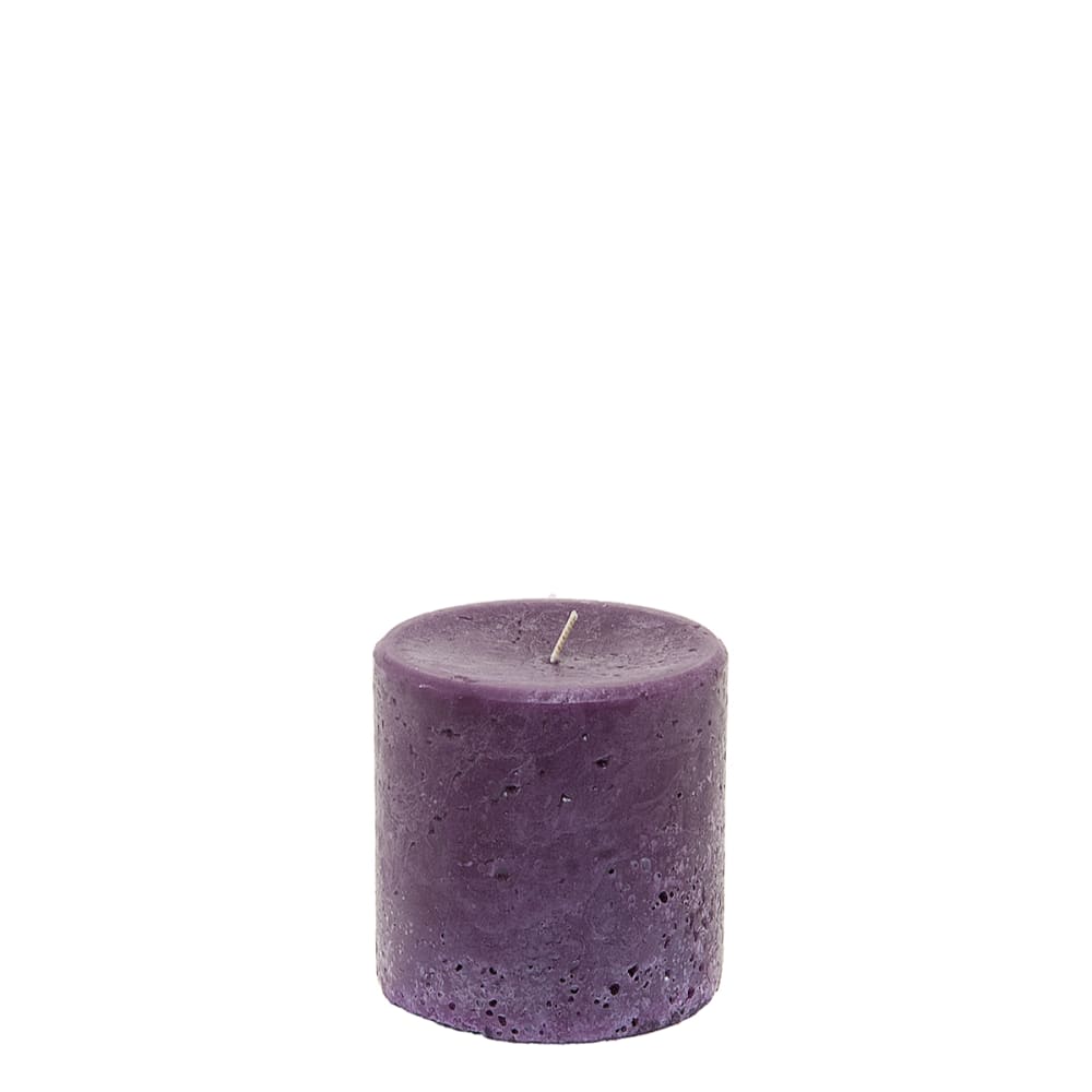 Sia Deco Zylindrische Kerze H10, Lila style modern Violett Wachs