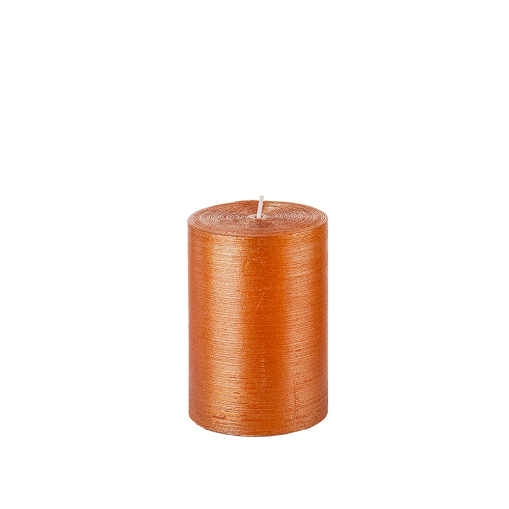 Sia Deco Orange zylindrische Kerze H10 style modern orange Wachs