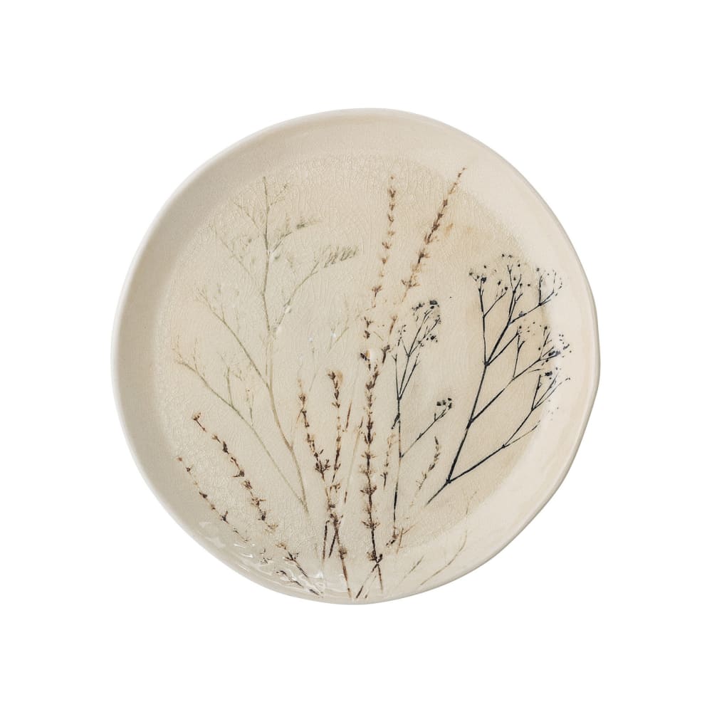 GroßEr Teller Aus Steingut, Beige