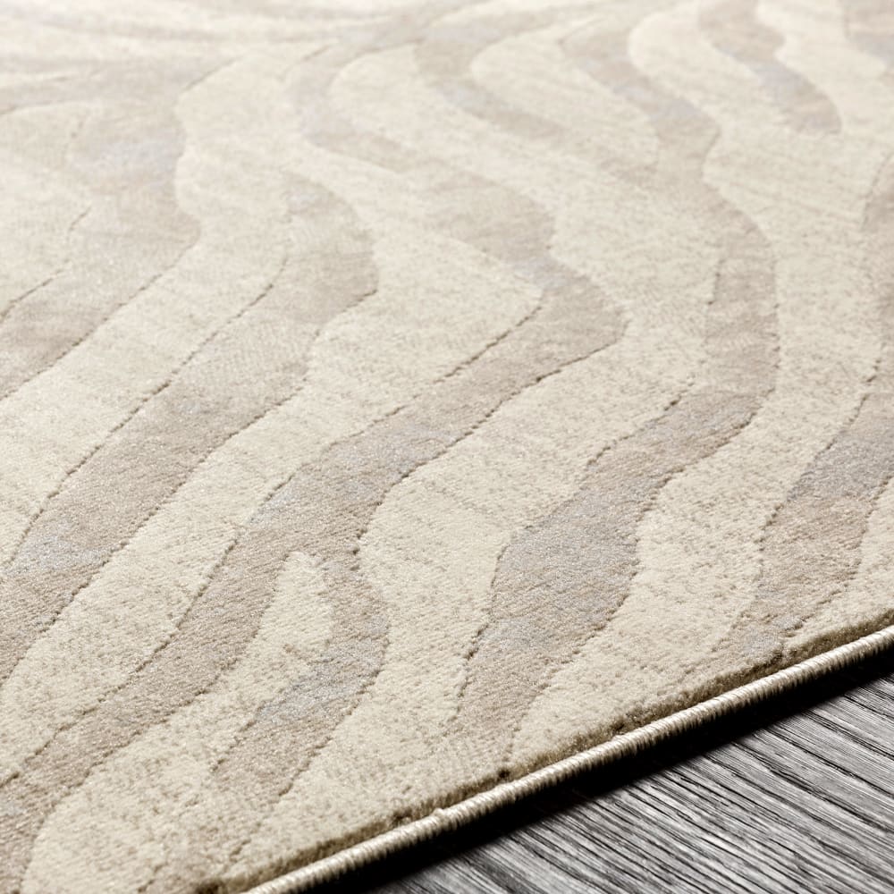 Tapis zébré bohème gris/beige 160x220 — vue 4