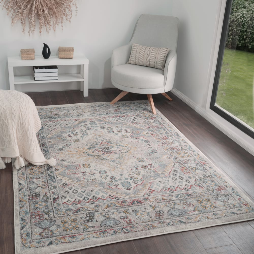Alfombra vintage oriental multicolor/topo 200x275