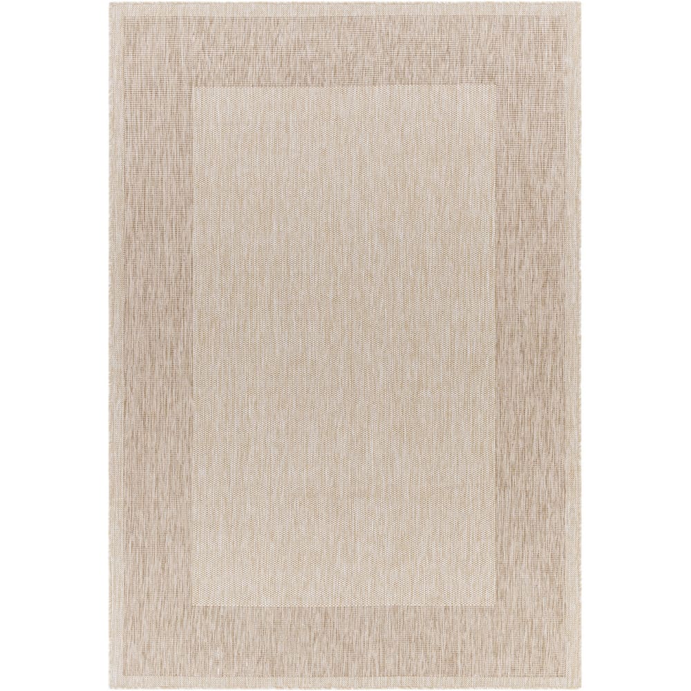Tapis d'Extérieur/Intérieur Aspect Jute Beige/Ivoire 160x213