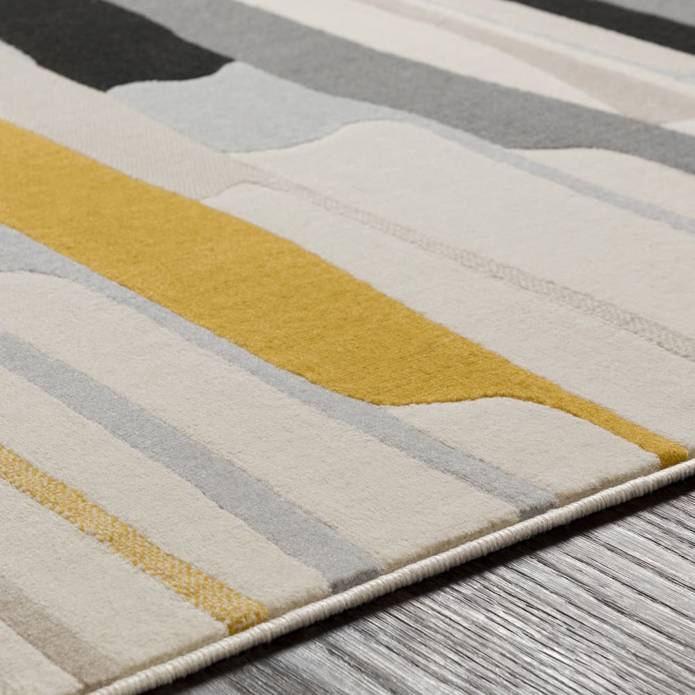 Tapis scandinave moderne multicolore/gris 160x220 — vue 4