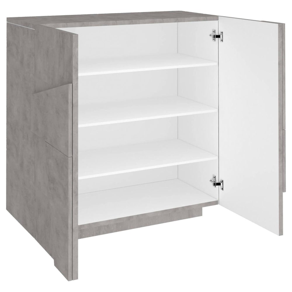 - - Modello Contemporaneo - Grigio - LEGNO