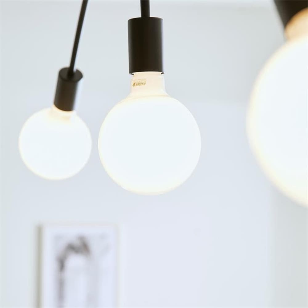 Plafonnier 5lumières métal l72cm noir — vue 4