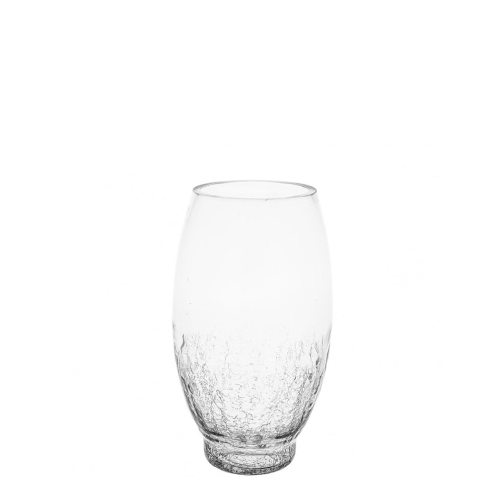 Sia Deco Dekorative Vase aus geblasenem Glas H35, Durchsichtig style modern Transparent Glas