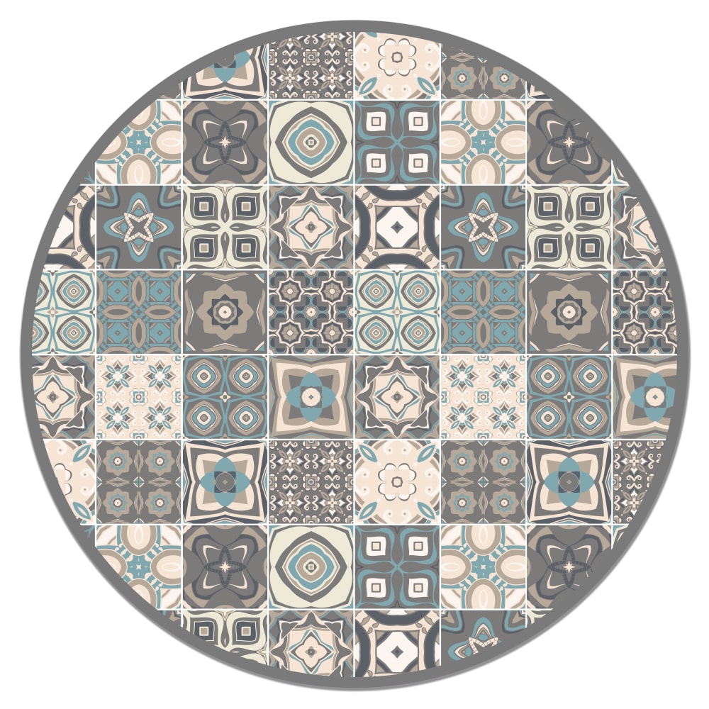 Tapis vinyle carreaux