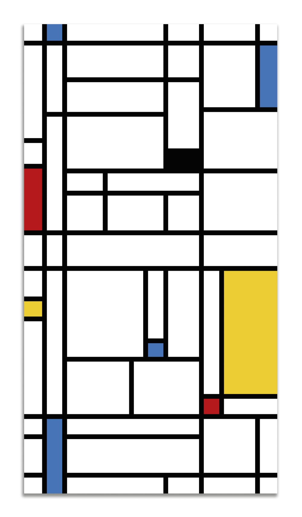 Tapis vinyle mondrian