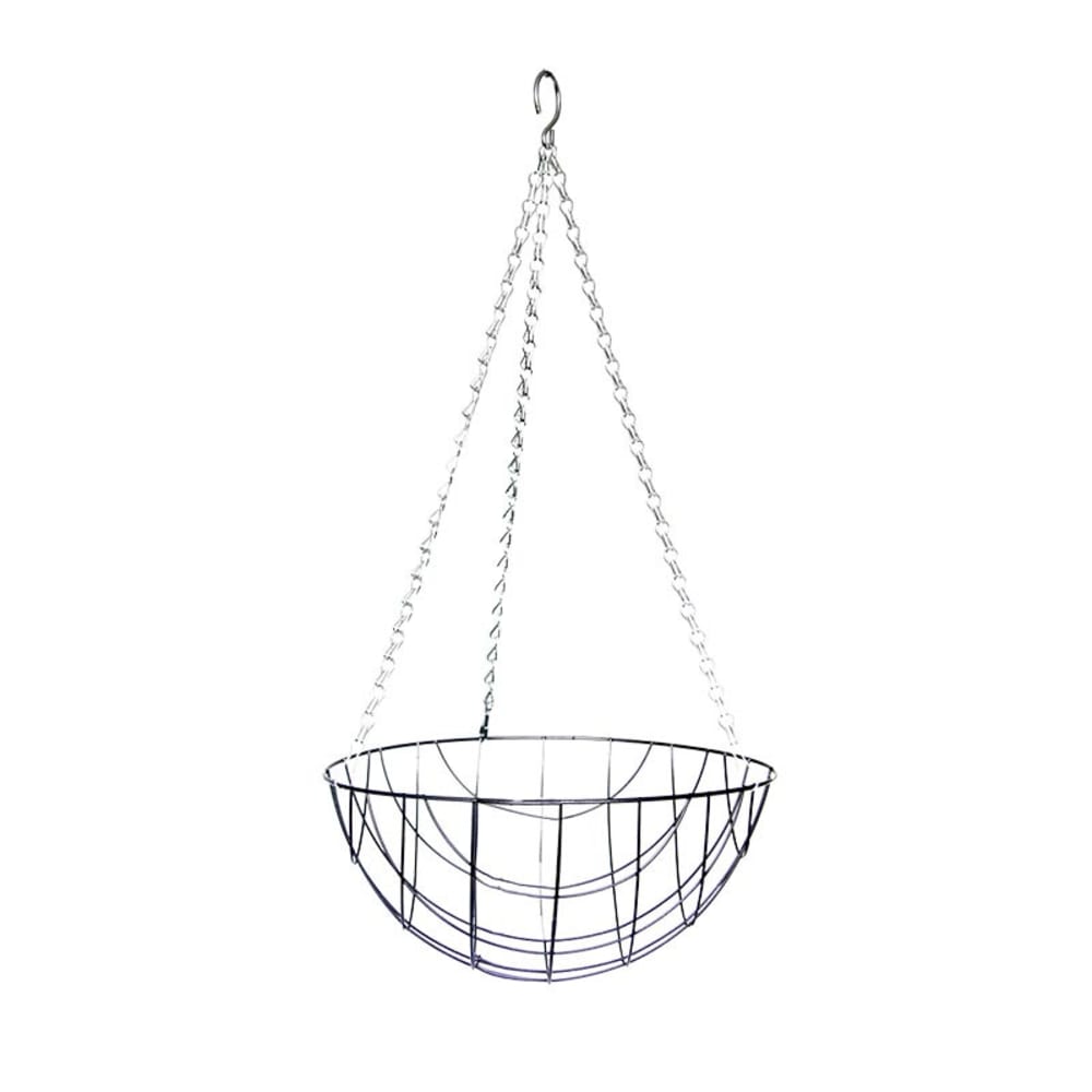 Esschert Design Panier suspendu métal noir 30 cm - Fer Forgé