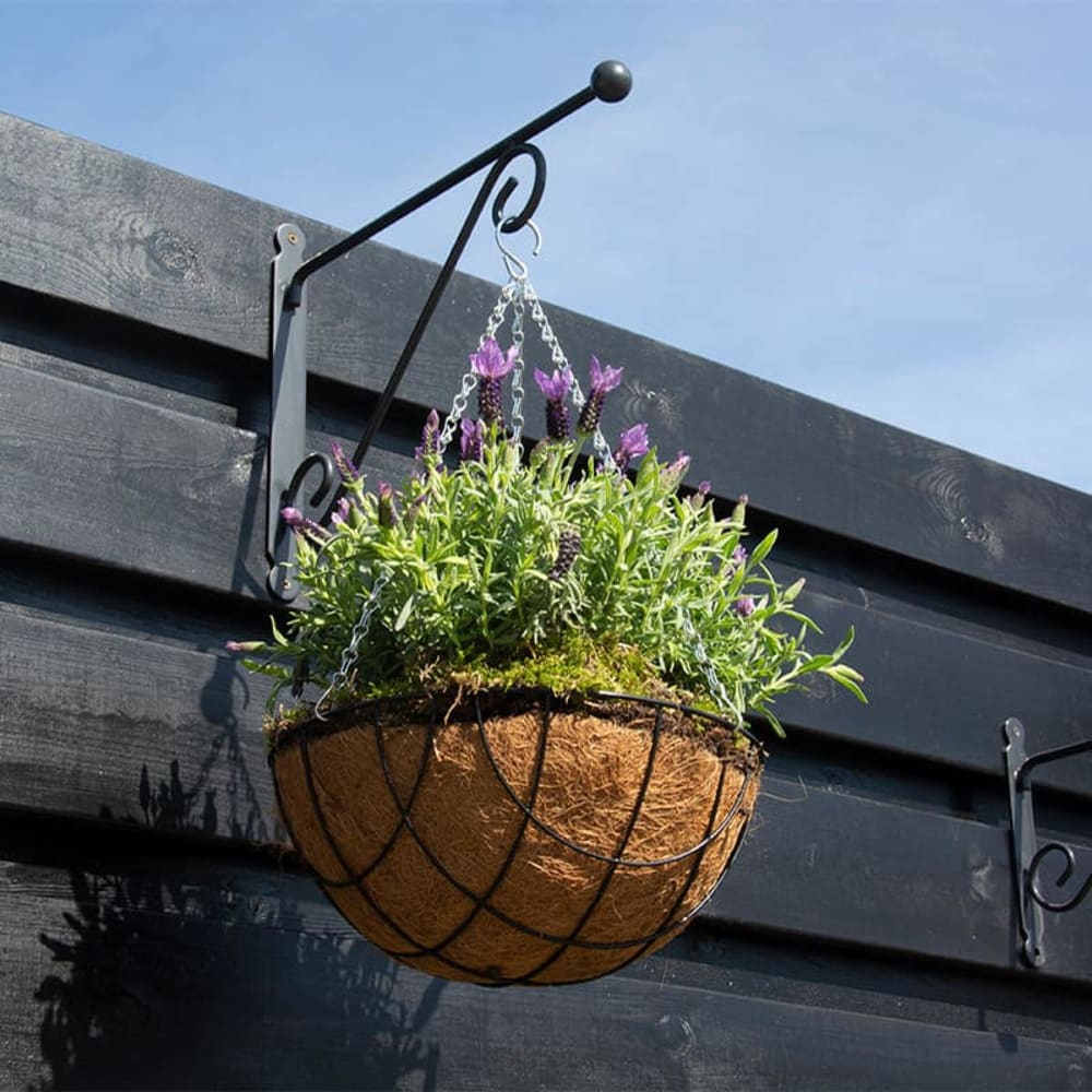 Panier suspendu métal noir 30 cm - Maisons du Monde