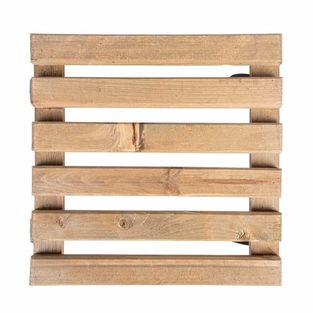 Support plantes roulettes carré 29 cm - Maisons du Monde