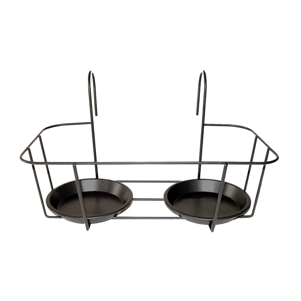 Support 2 pots balcon 26 cm anthracite Support 2 pots balcon 26 cm anthracite