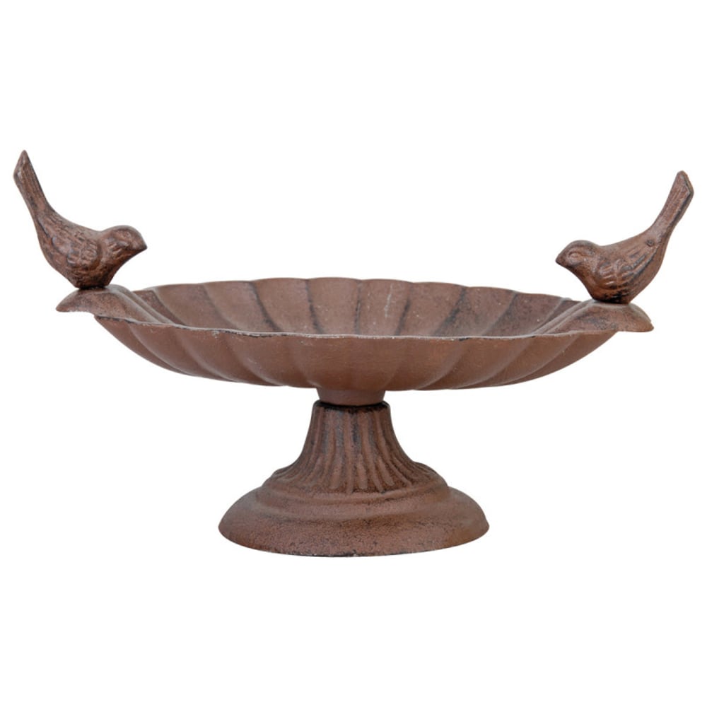 Esschert Design Mangeoire oiseaux en fonte Marron