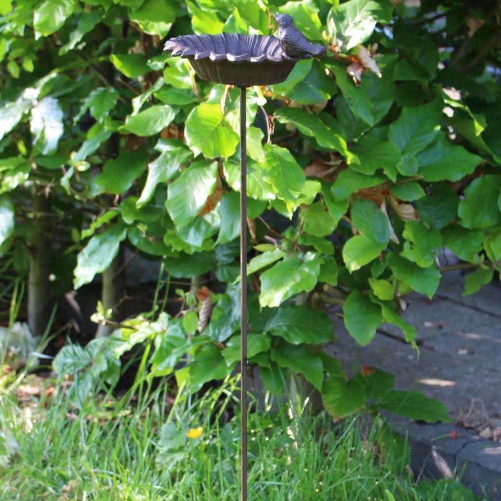 Abreuvoir oiseau en fonte à piquer 76 cm - Maisons du Monde