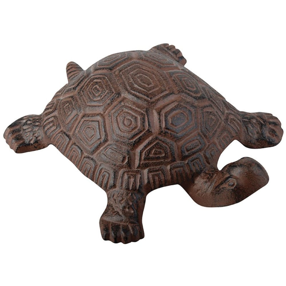 Esschert Design Tortue en fonte 19 cm Déco jardin Marron
