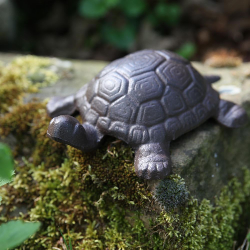 Tortue en fonte 19 cm Déco jardin - Maisons du Monde