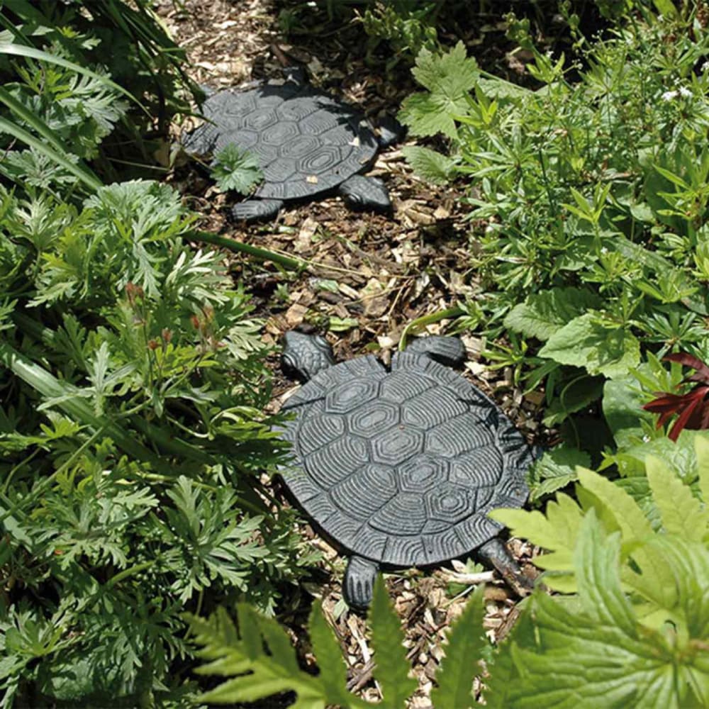 Pas japonais fonte forme tortue noir - Maisons du Monde