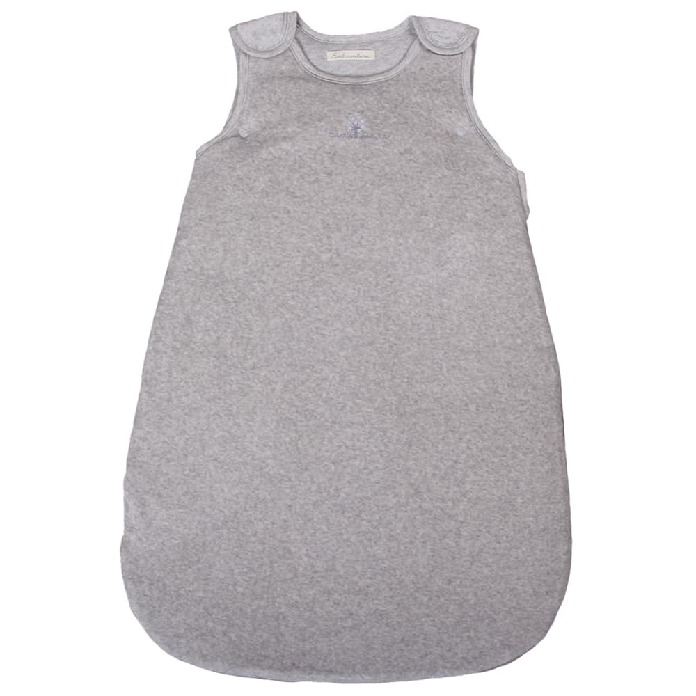 Eveil et Nature Winterschlafsack 70 cm 0-6 Monate TOG 2.5 Bio-Baumwolle GRAU Öko-Tex Zertifikat BAUMWOLLE Baby