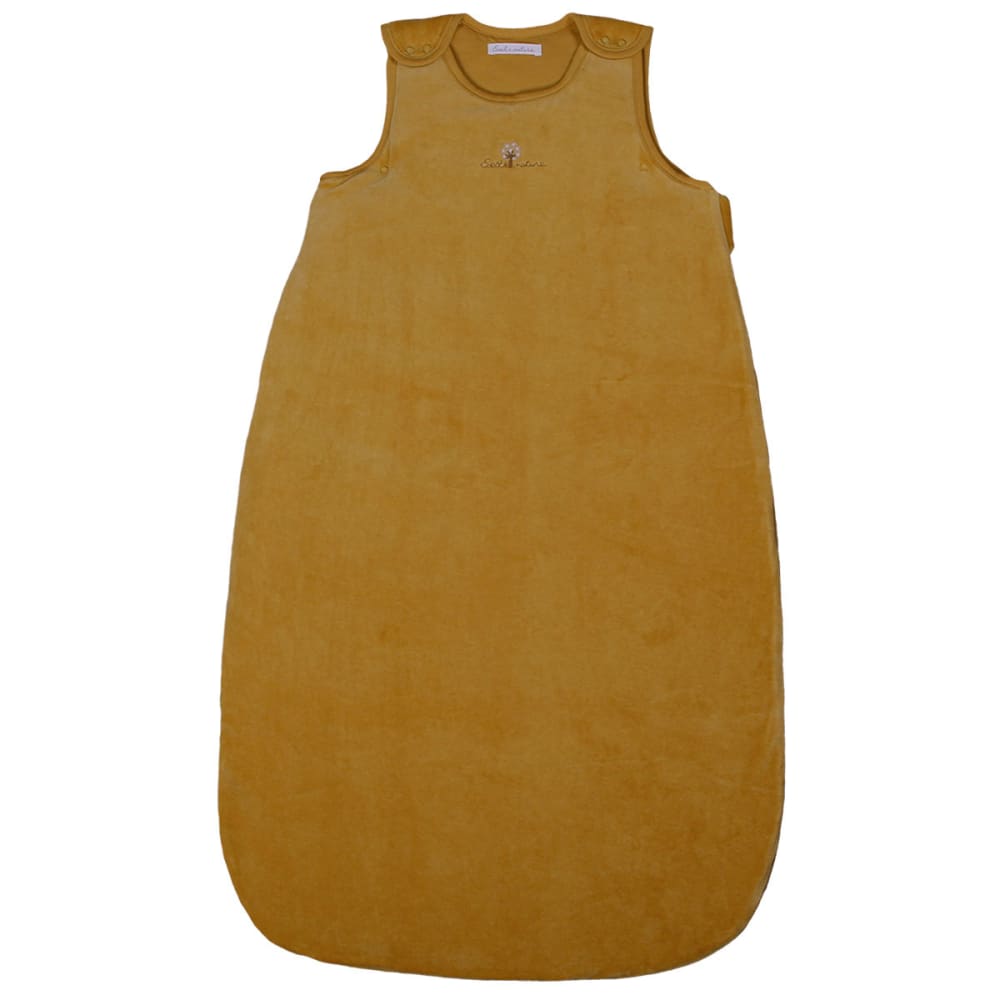 Eveil et Nature Winterschlafsack 70/90 cm 6-18 Monate TOG 2.5 Bio-Baumwolle GELB Öko-Tex Zertifikat BAUMWOLLE Baby