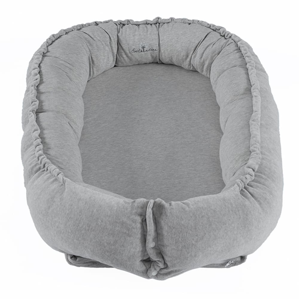 Couffin coton bio Gris