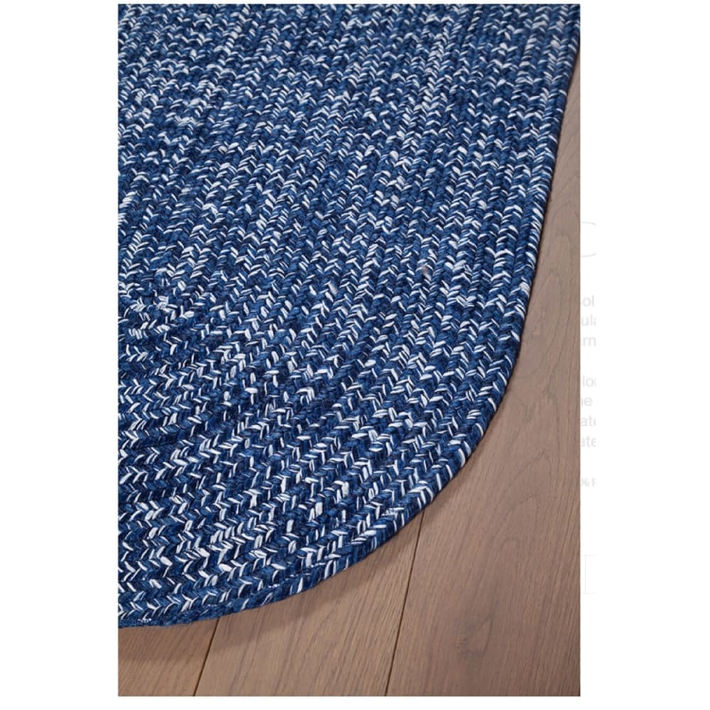 Tapis en jute bleu 65x200 cm — vue 4