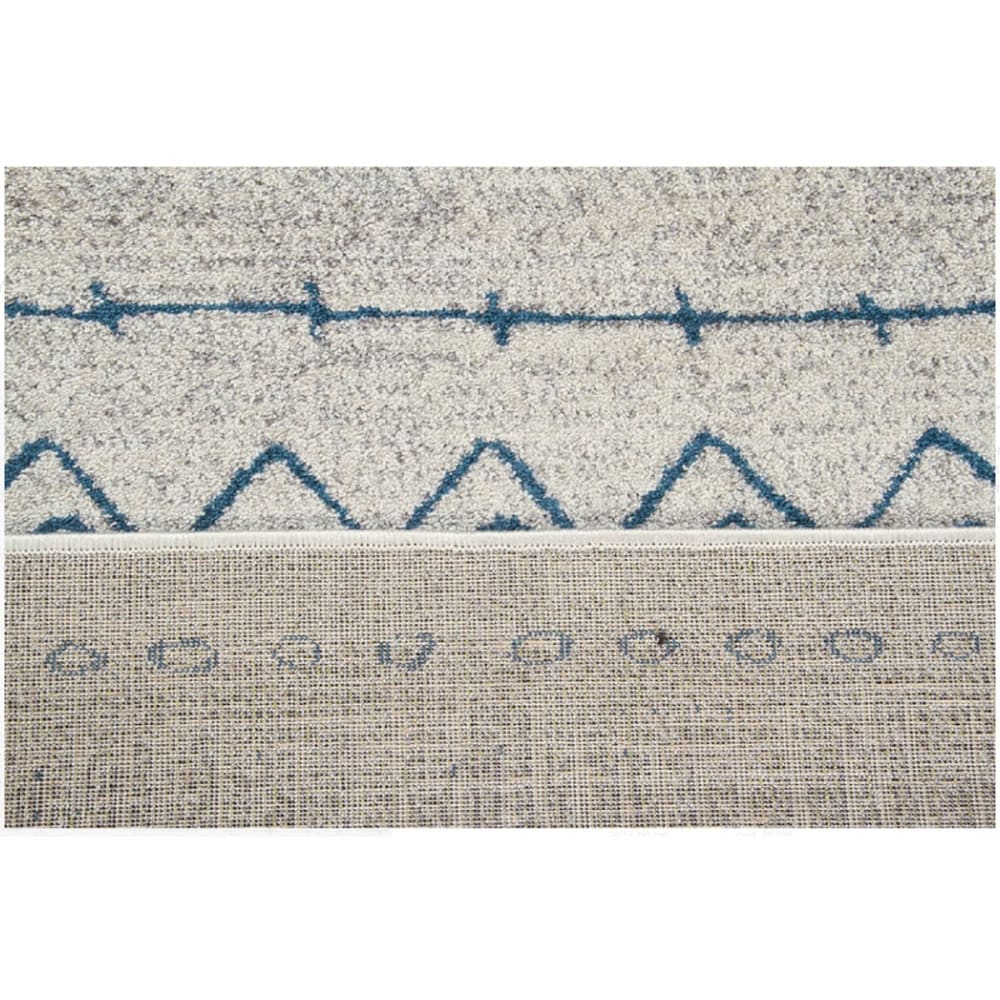 Tapis de salon moderne bleu 120x170 cm — vue 4