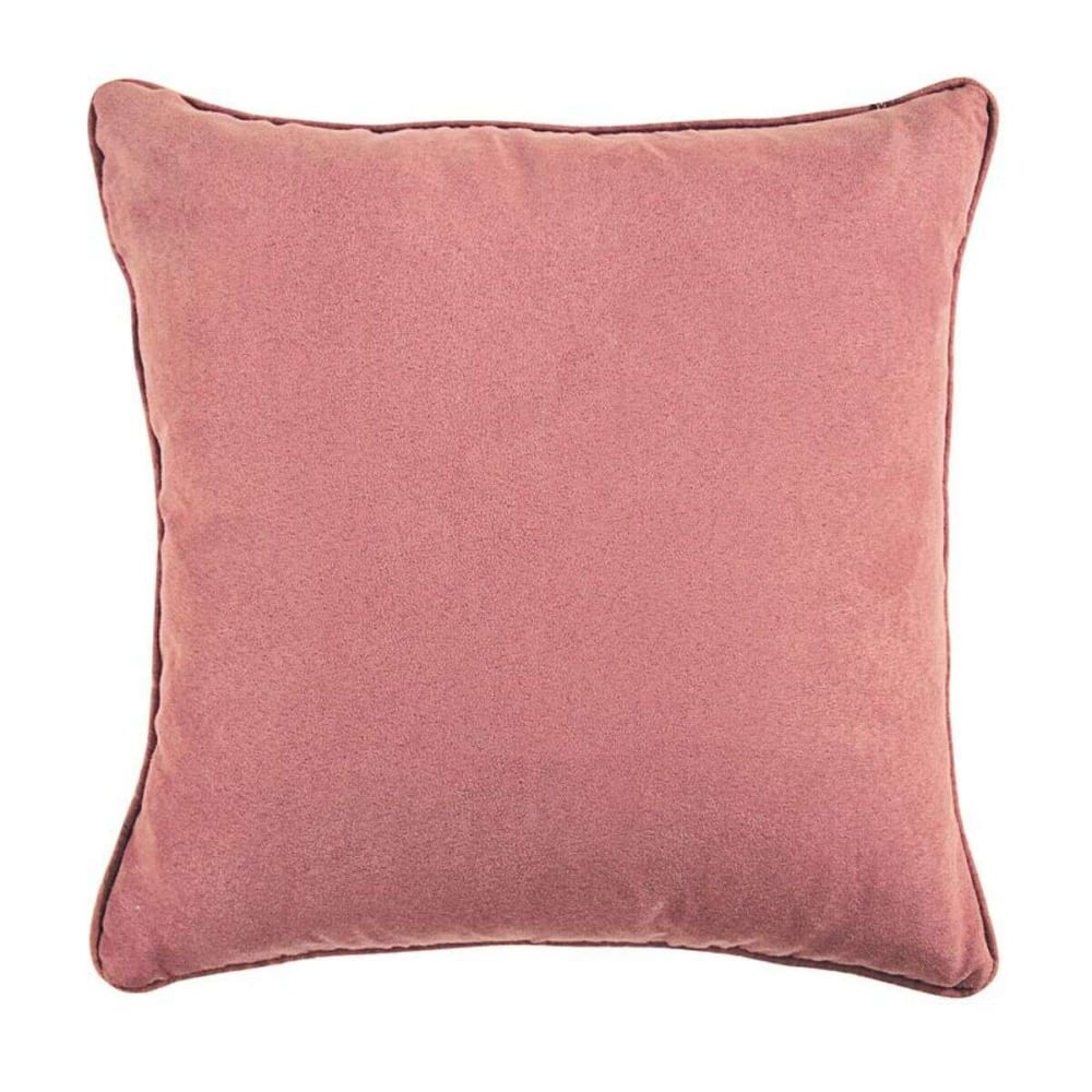 Coussin en suédine terra cotta 40x40 - Maisons du Monde