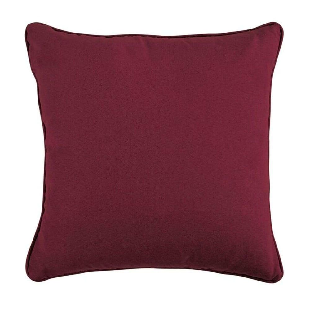 Cuscino poliestere rosso bordeaux 40x40 - The Deco Factory