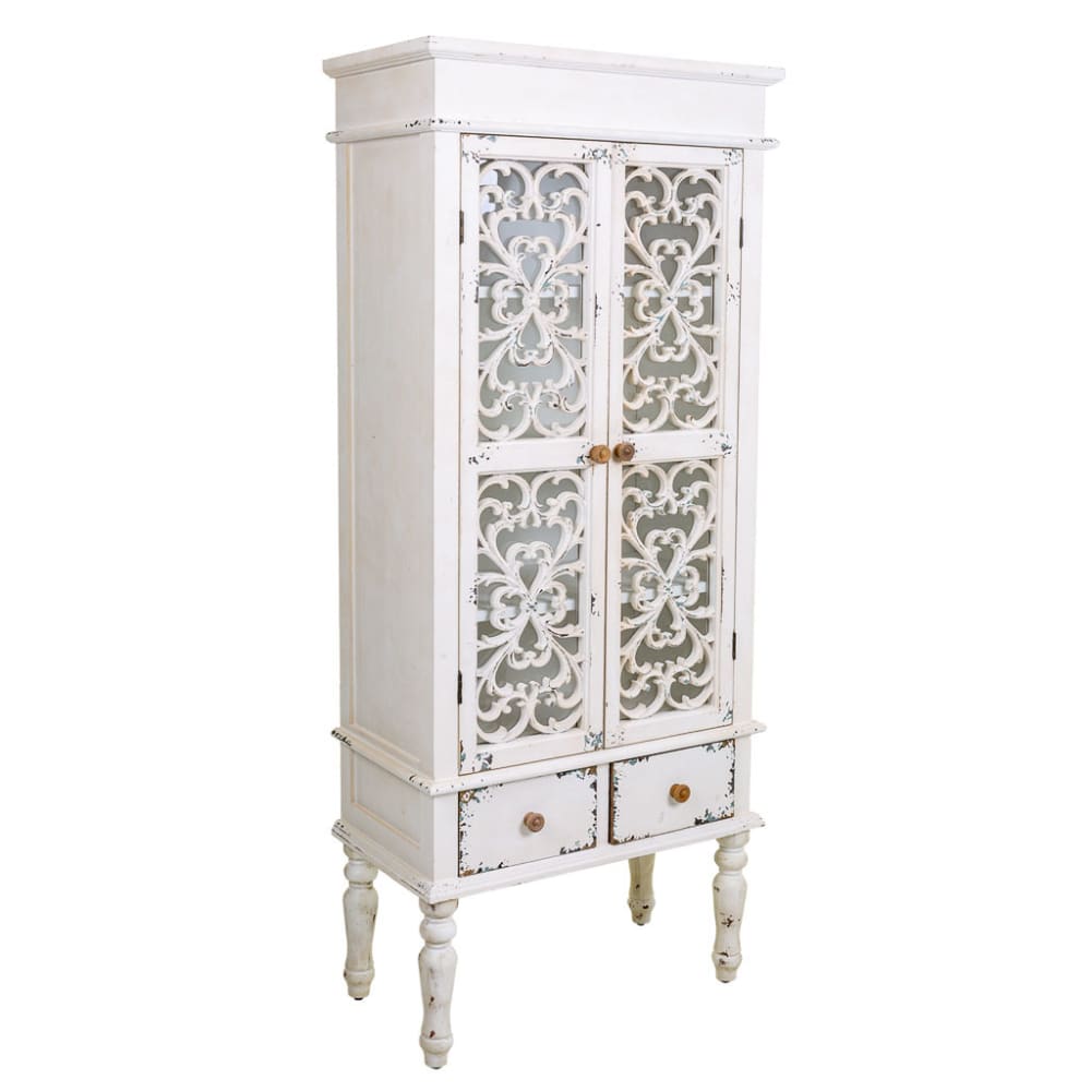 Vitrine avec 2 portes et 1 tiroir 71x38x171