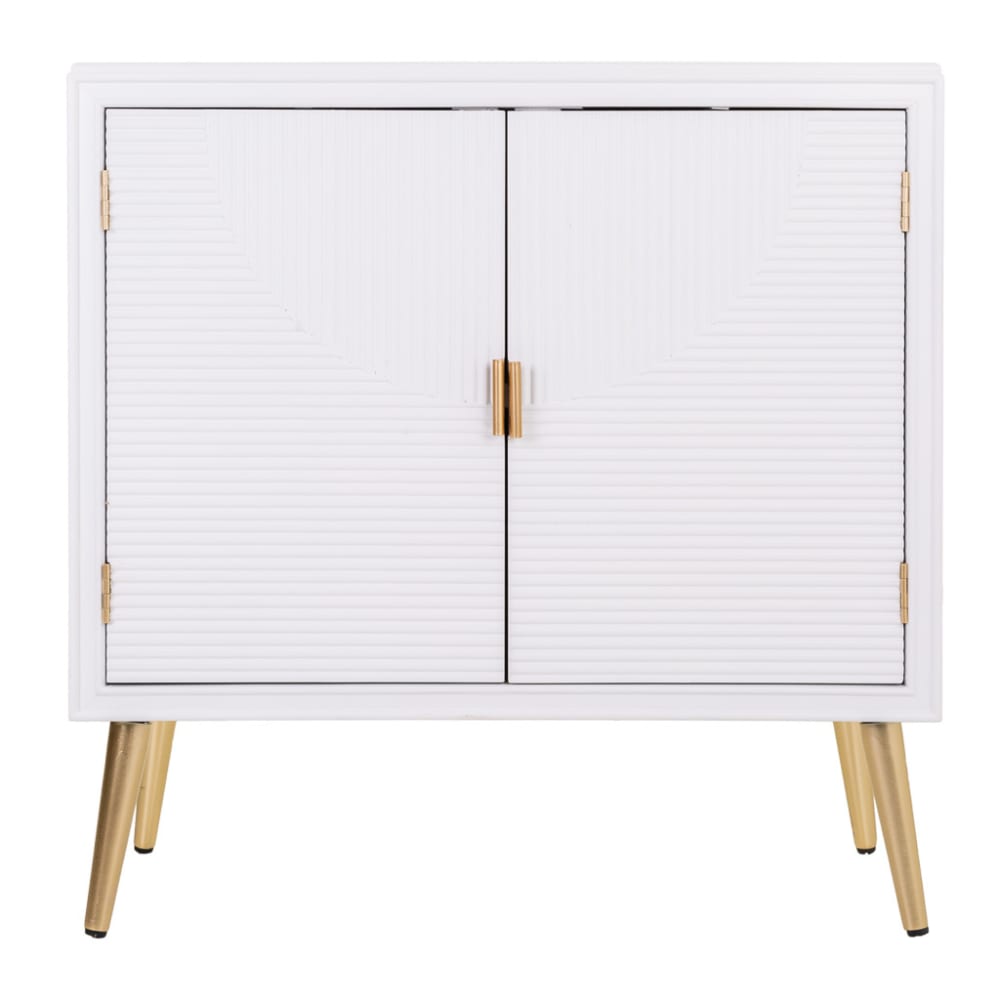 Console blanche 80x36,5x81,5h - Maisons du Monde