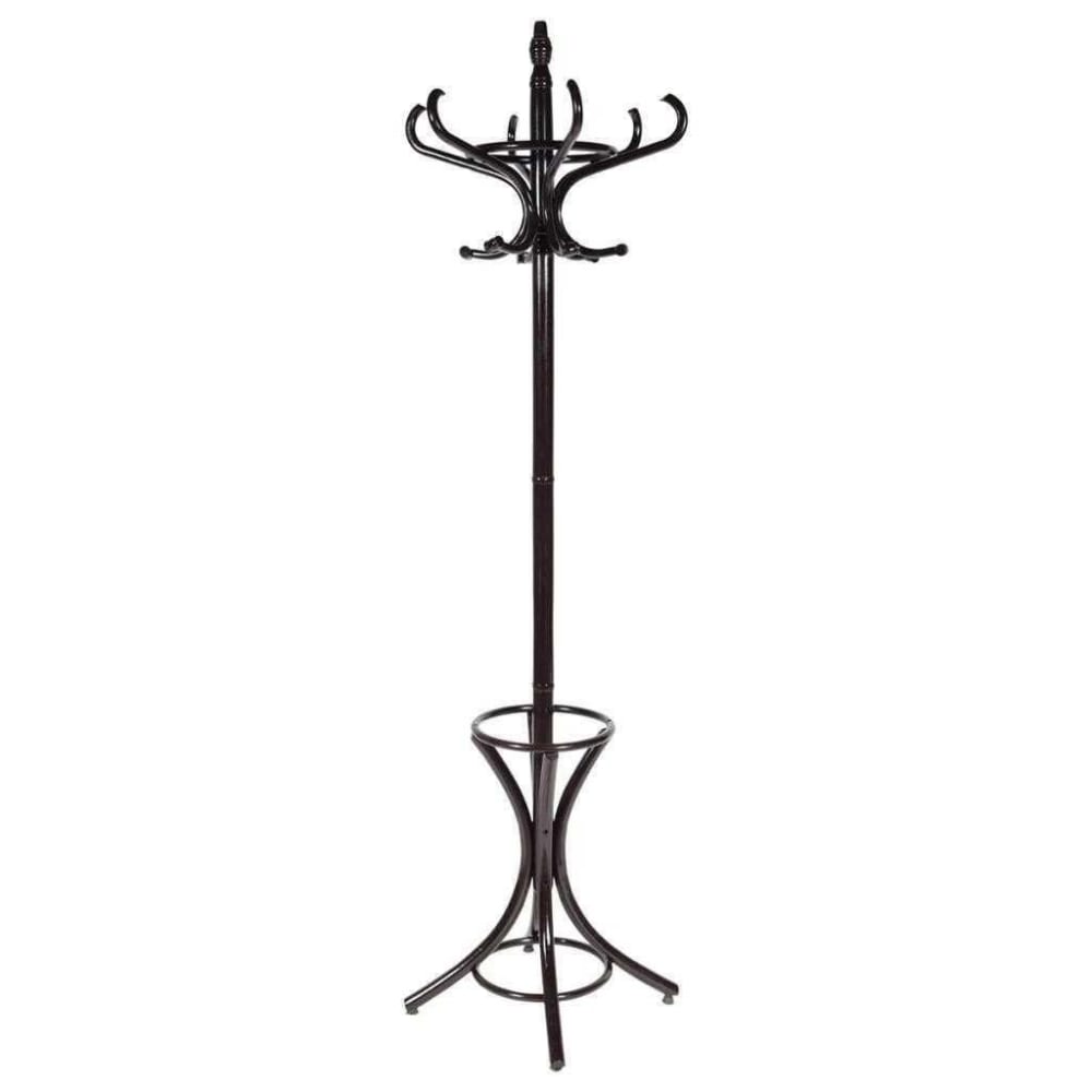 Perchero de pie de madera marrón 53x39x187hcm