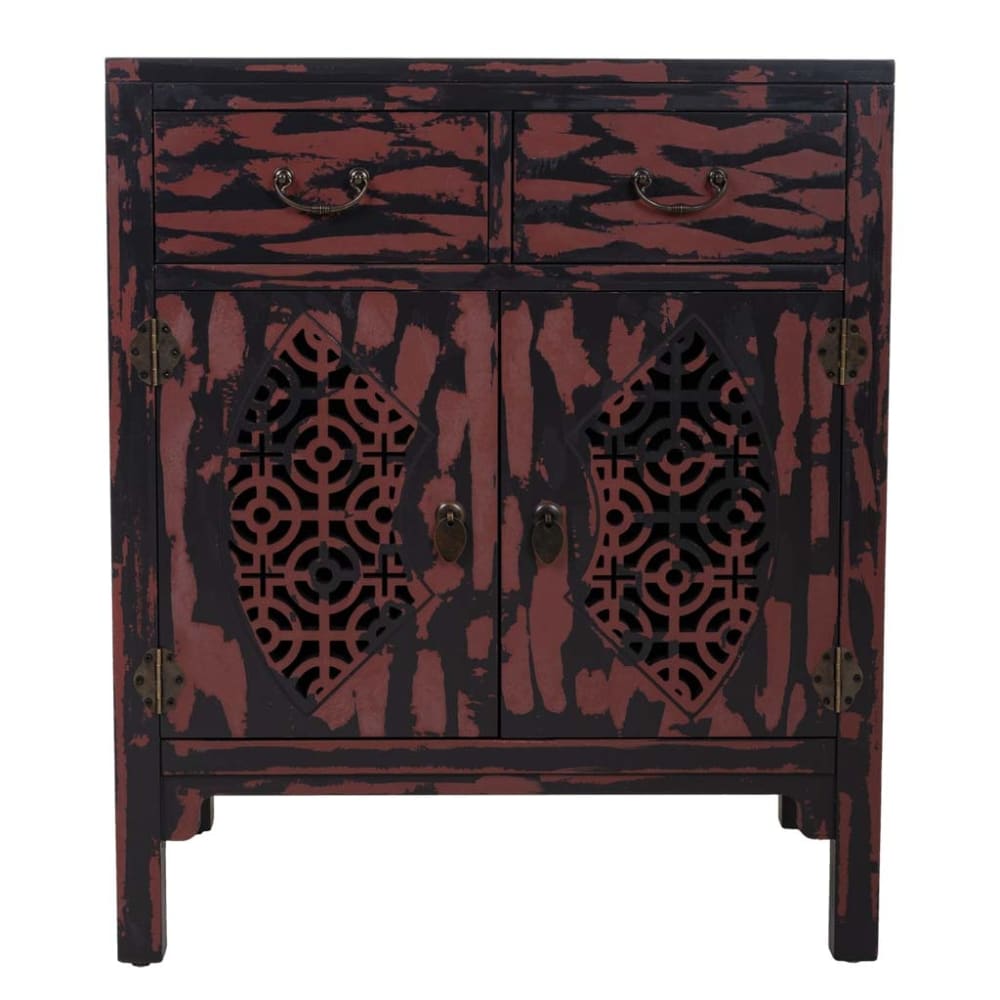 Holz-Konsole, 66x36x78, rot - Maisons Du Monde