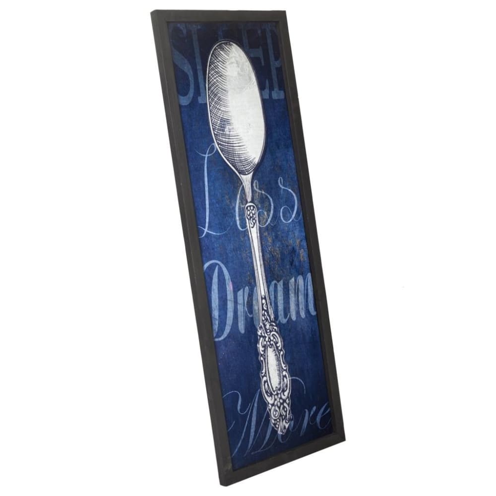 Cuadro de metal con cristal 33x2,5x93