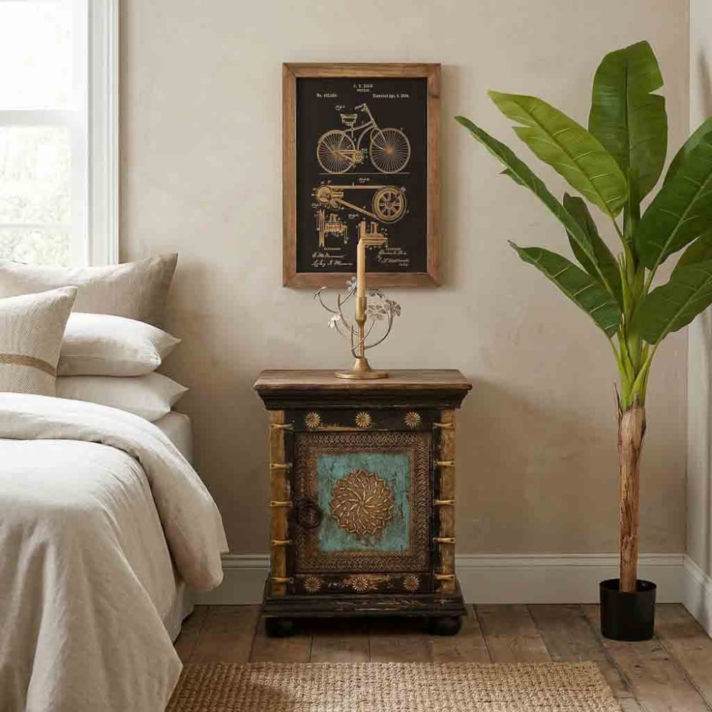Cuadro madera acabado dorado 45x35x2h cm - Maisons du Monde