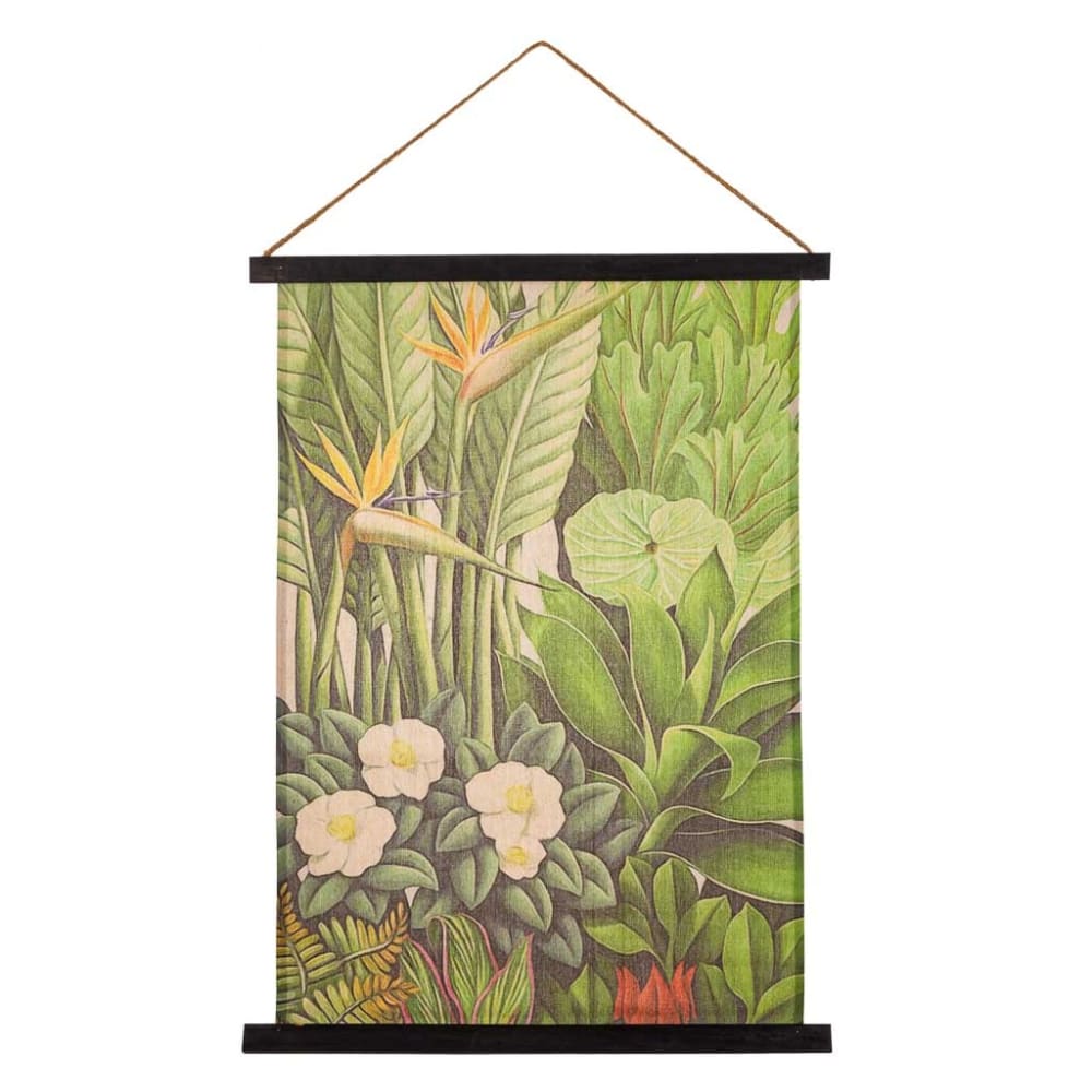 Lienzo pergamino de tela impresa multicolor 55x75x2,5h cm
