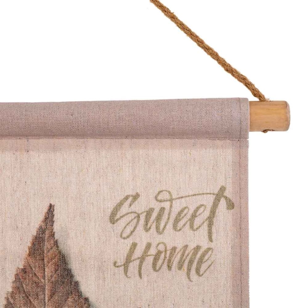 Lienzo pergamino de tela impresa multicolor 33x38x2h cm - Maisons du Monde