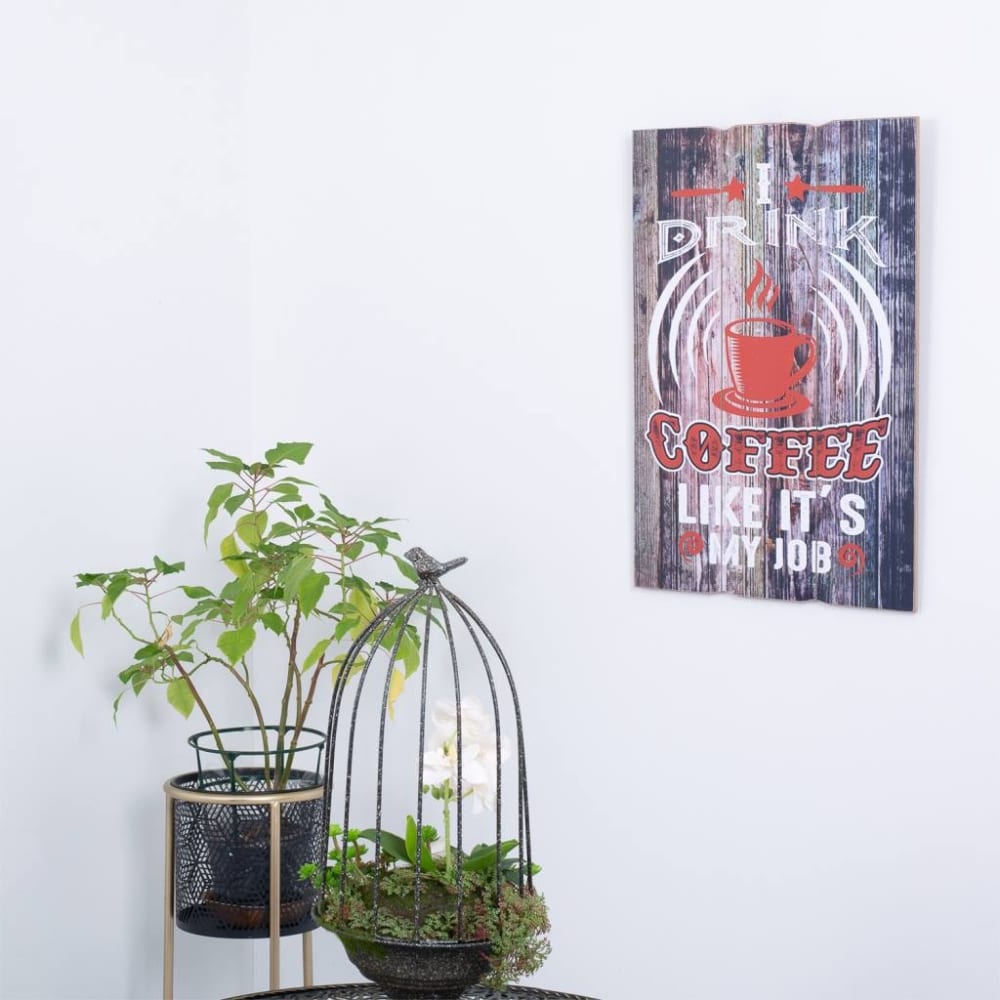 Cuadro de madera multicolor 40x60x1.8h cm - Maisons du Monde