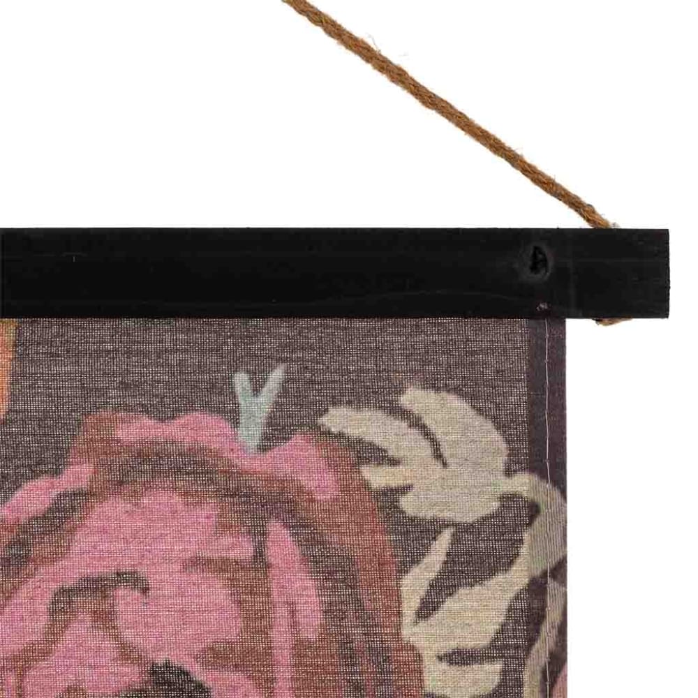 Lienzo pergamino de tela impresa multicolor 55x95x1,7h cm - Maisons du Monde