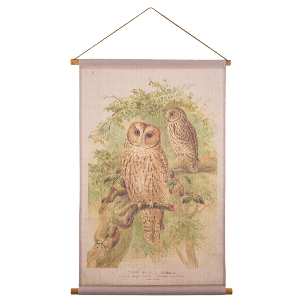 Lienzo pergamino de tela impresa multicolor 65x95x2,5h cm