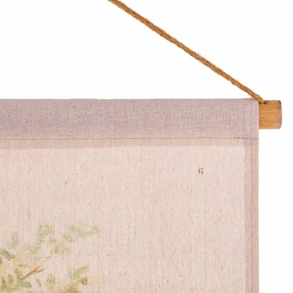 Lienzo pergamino de tela impresa multicolor 65x95x2,5h cm - Maisons du Monde