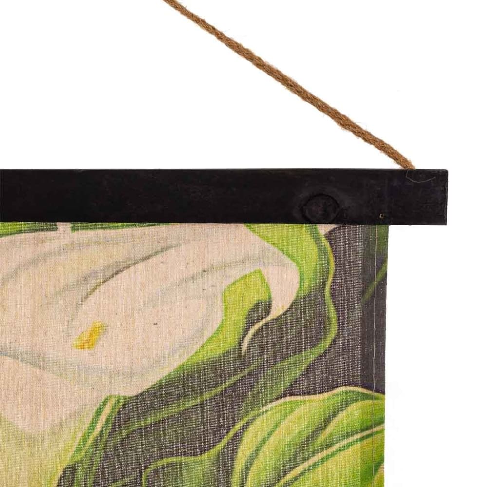 Lienzo pergamino de tela impresa multicolor 55x75x2,5h cm - Maisons du Monde