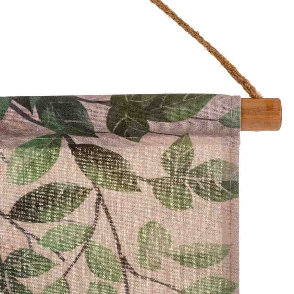 Lienzo pergamino de tela impresa multicolor 33x38x2h cm - Maisons du Monde