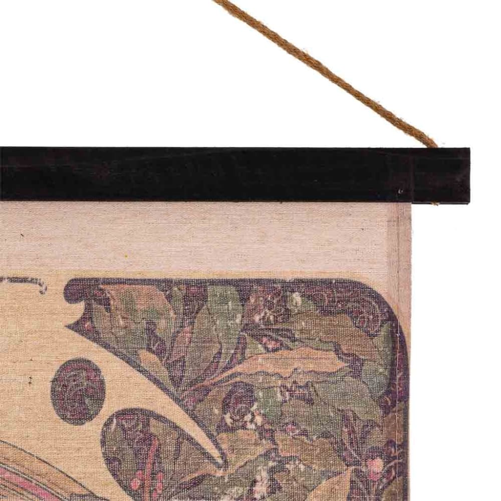 Lienzo pergamino de tela impresa multicolor 55x95x1,7h cm - Maisons du Monde