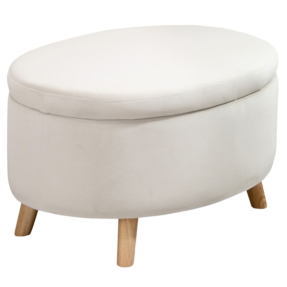 Otomano puff 71x51.5x42 cm beige